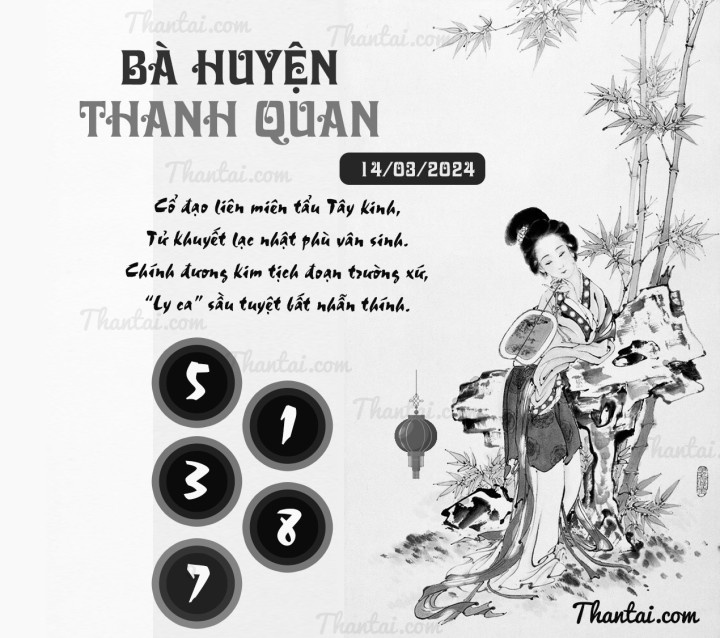 BÀ HUYỆN THANH QUAN 28/02/2024