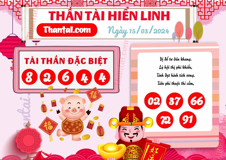 THẦN TÀI HIỂN LINH 29/02/2024