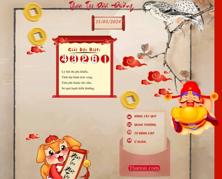 THẦN TÀI DẪN ĐƯỜNG 29/02/2024