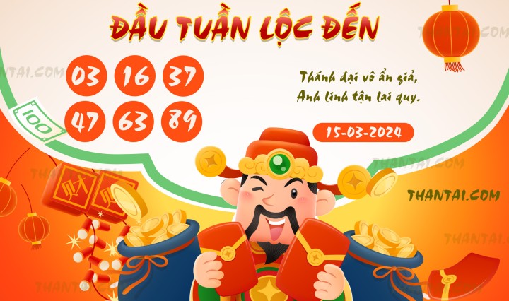 ĐẦU TUẦN LỘC ĐẾN 29/02/2024