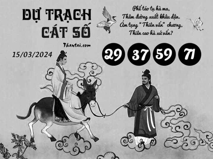 DỰ TRẠCH CÁT SỐ 29/02/2024