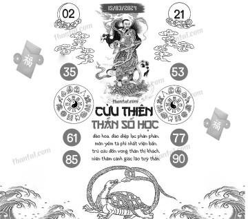 CỬU THIÊN THẦN SỐ HỌC 15/03/2024