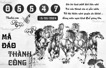 MÃ ĐÁO THÀNH CÔNG 15/03/2024