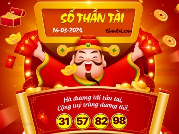 SỔ THẦN TÀI 16/03/2024