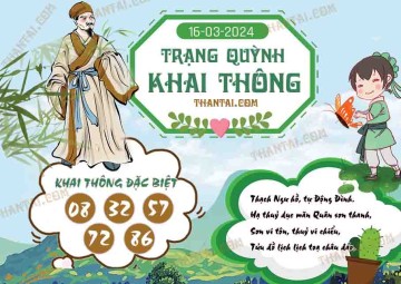 Trạng Quỳnh Khai Thông 16/03/2024