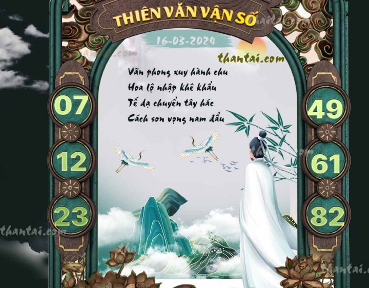 THIÊN VĂN VẬN SỐ 01/03/2024