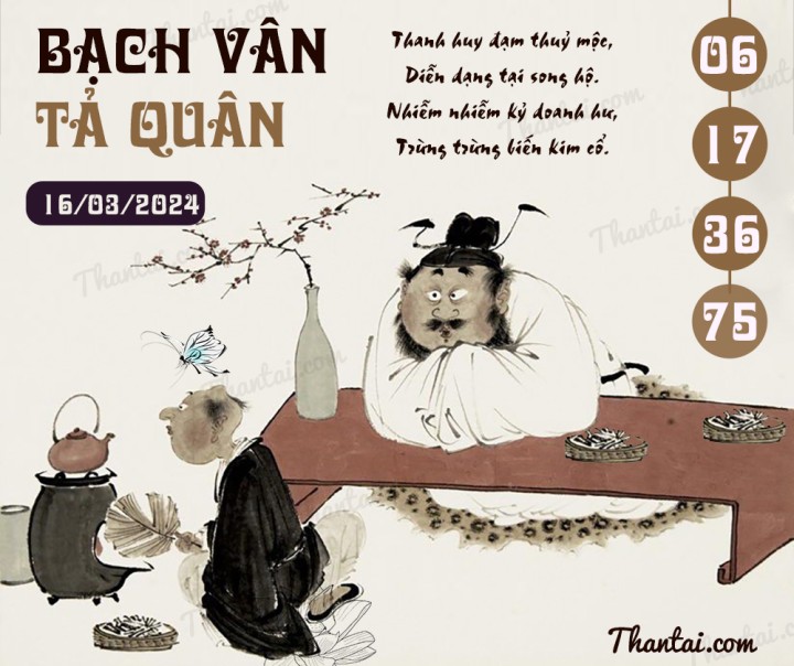 Bạch Vân Tả Quân 01/03/2024