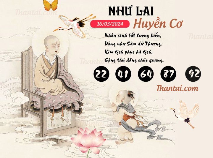 NHƯ LAI HUYỀN CƠ 01/03/2024
