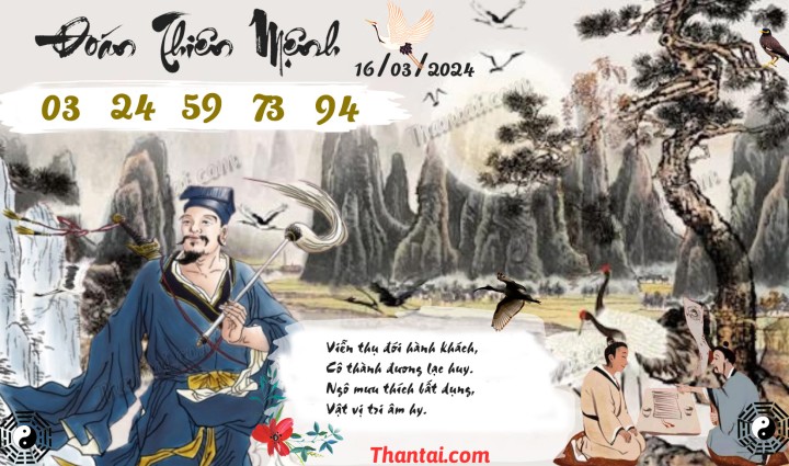 Đoán Thiên Mệnh 01/03/2024