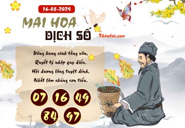 Mai Hoa Dịch Số 16/03/2024