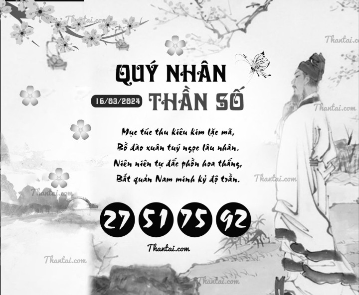 QUÝ NHÂN THẦN SỐ 01/03/2024
