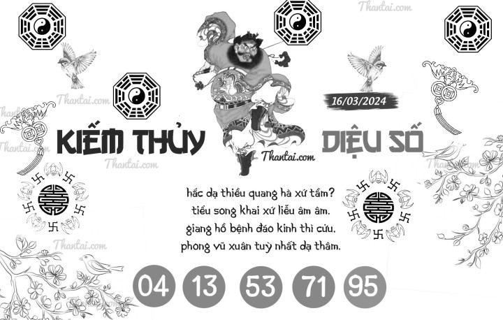 KIẾM THỦY DIỆU SỐ 01/03/2024