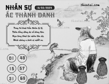 NHẪN SỰ ẮC THÀNH DANH 16/03/2024