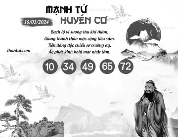 MẠNH TỬ HUYỀN CƠ 16/03/2024