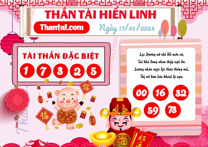 THẦN TÀI HIỂN LINH 02/03/2024