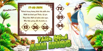 THIÊN MỆNH ANH HÙNG 17/03/2024