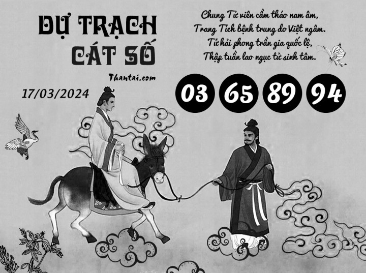 DỰ TRẠCH CÁT SỐ 02/03/2024