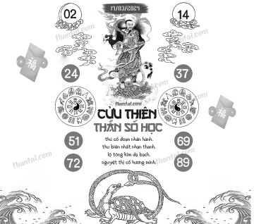 CỬU THIÊN THẦN SỐ HỌC 17/03/2024