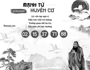 MẠNH TỬ HUYỀN CƠ 17/03/2024