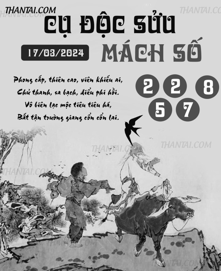 CỤ ĐỘC SỬU MÁCH SỐ 02/03/2024