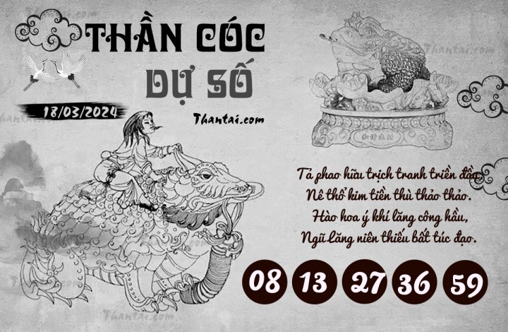 THẦN CÓC DỰ SỐ 03/03/2024