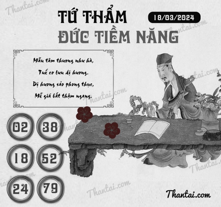 TỨ THẨM ĐỨC TIỀM NĂNG 03/03/2024