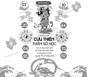 CỬU THIÊN THẦN SỐ HỌC 18/03/2024