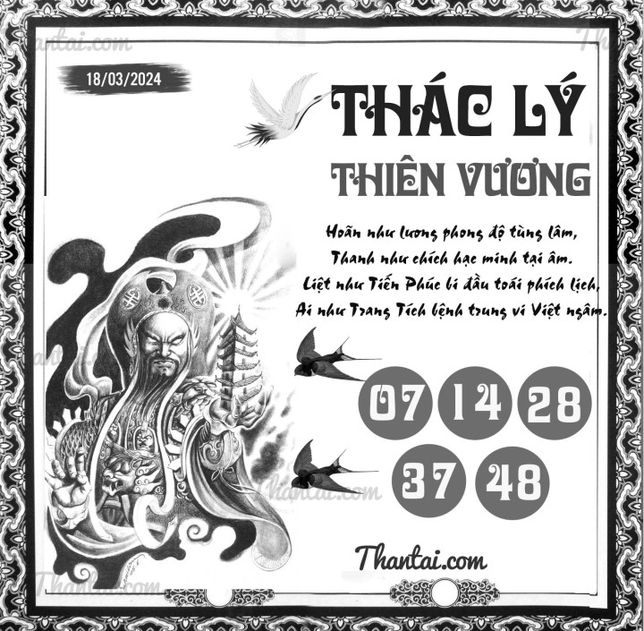THÁC LÝ THIÊN VƯƠNG 03/03/2024