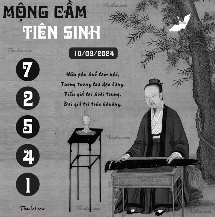 MỘNG CẦM TIÊN SINH 03/03/2024