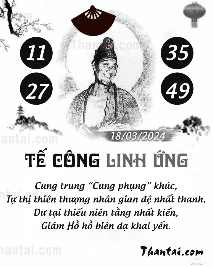 TẾ CÔNG LINH ỨNG 03/03/2024