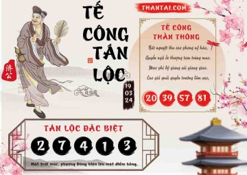 Tế Công Tán Lộc 19/03/2024