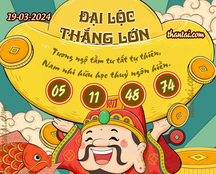 ĐẠI LỘC THẮNG LỚN 04/03/2024