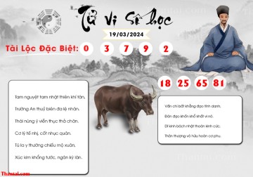 TỬ VI SỐ HỌC 19/03/2024