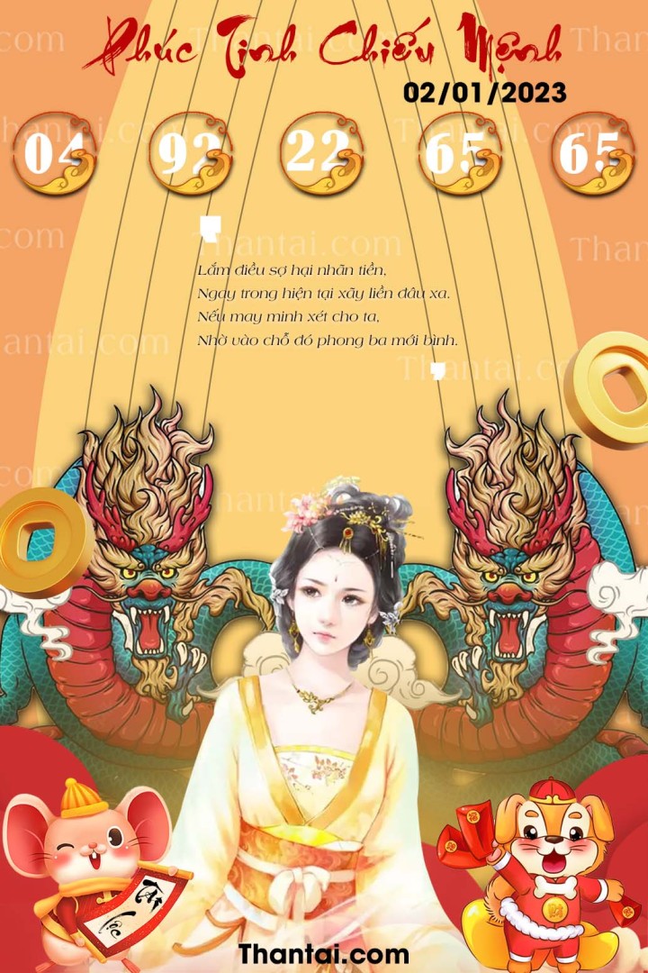 Phúc Tinh Chiếu Mệnh 01/01/2023