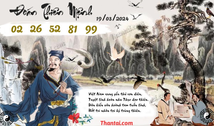 Đoán Thiên Mệnh 04/03/2024