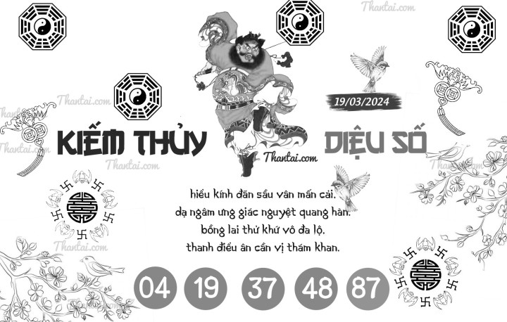 KIẾM THỦY DIỆU SỐ 04/03/2024