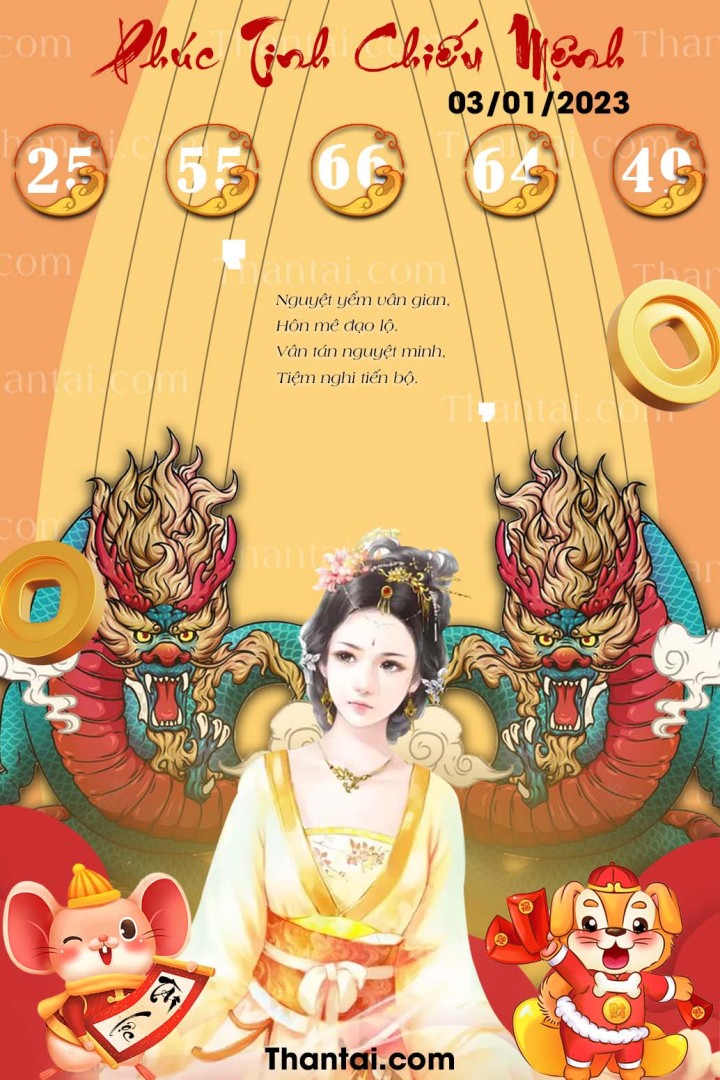 Phúc Tinh Chiếu Mệnh 01/01/2023