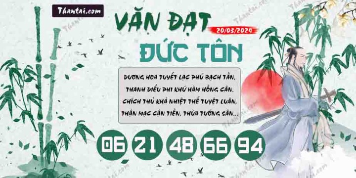 Văn Đạt Đức Tôn 05/03/2024