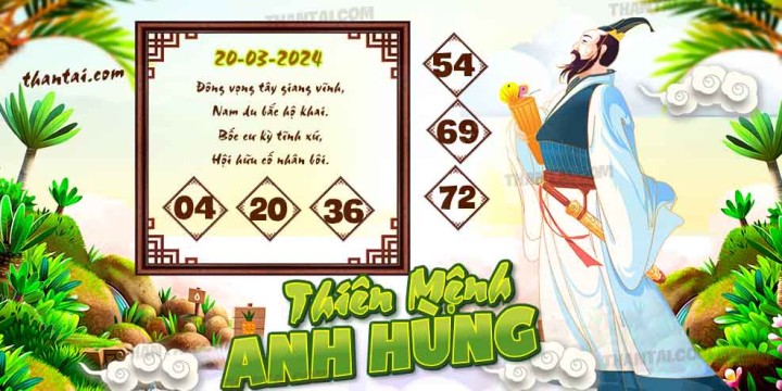 THIÊN MỆNH ANH HÙNG 05/03/2024