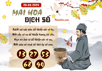 Mai Hoa Dịch Số 20/03/2024