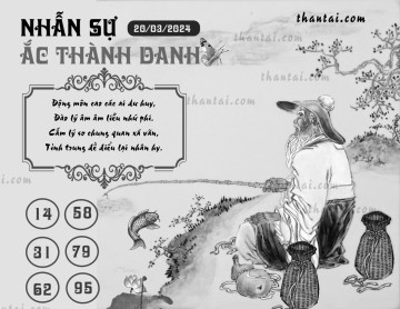 NHẪN SỰ ẮC THÀNH DANH 20/03/2024