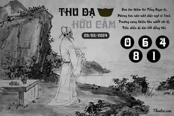 THU DẠ HỮU CẢM 20/03/2024