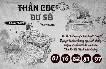 THẦN CÓC DỰ SỐ 20/03/2024