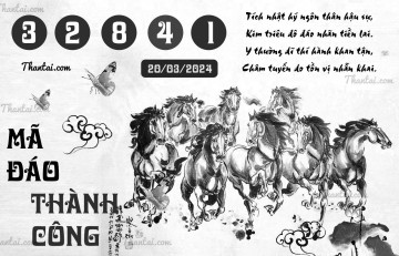 MÃ ĐÁO THÀNH CÔNG 20/03/2024