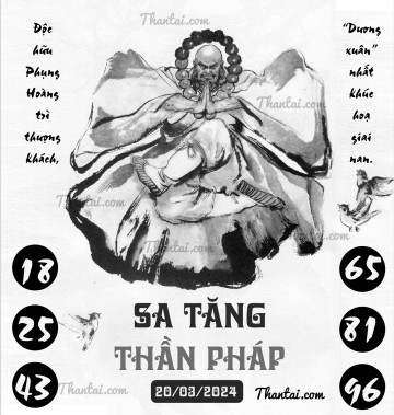 SA TĂNG THẦN PHÁP 20/03/2024