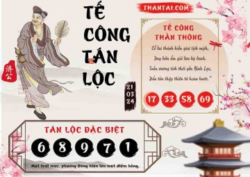 Tế Công Tán Lộc 21/03/2024