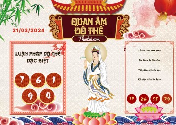 Quan Âm Độ Thế 21/03/2024