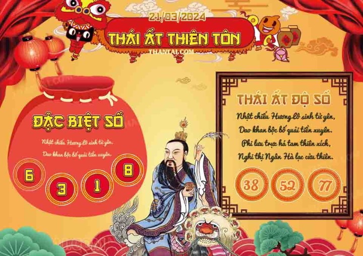 Thái Ất Thiên Tôn 06/03/2024