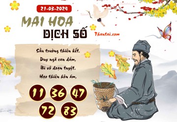 Mai Hoa Dịch Số 21/03/2024