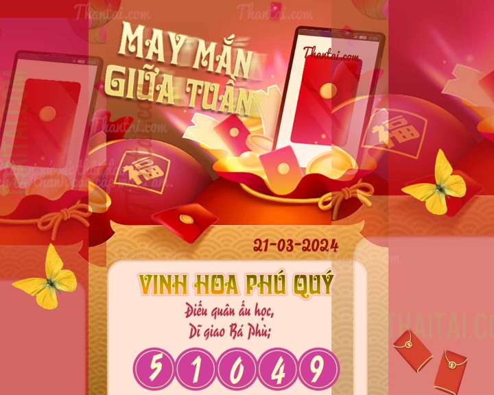 May Mắn Giữa Tuần 06/03/2024